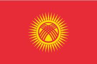 Kyrgyzstán - praporek